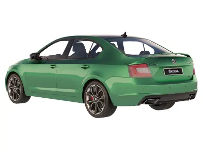 Skoda Octavia RS 2017 3D model