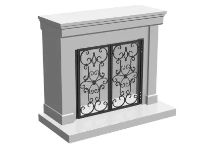 Fireplace 03 3D model