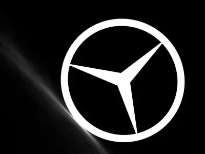 Mercedes Benz Logo 3D model