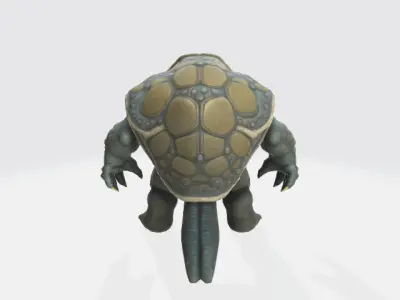 Humanoid turtle 3D model