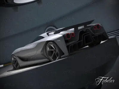 Nissan 2020 garage 3D model