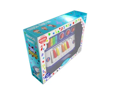 Musical Toy Low-poly 3D model