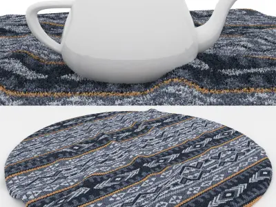 Rugs No 1000 Low-poly 3D model