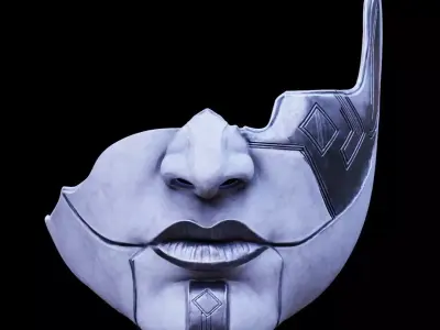 ALICIA MASK - Clair Obscur Expedition 33 Fan Art -  3D Print  3D print model