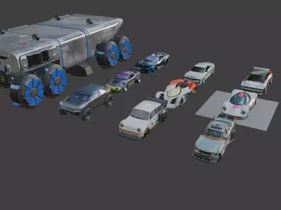 GV set 4 - 13 items 3D model