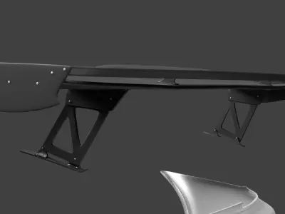 JS Racing Type S S2000 AP1 Low-poly 3D model