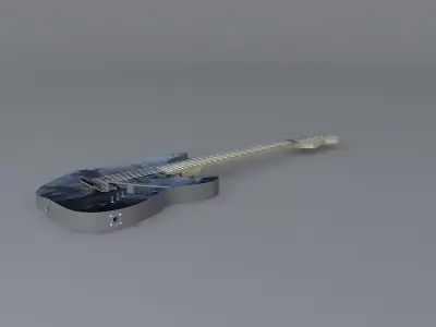 Haunted forestguitar Free 3D model