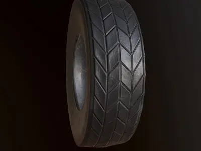 Tire - PBR Game Ready Low-poly 3D model