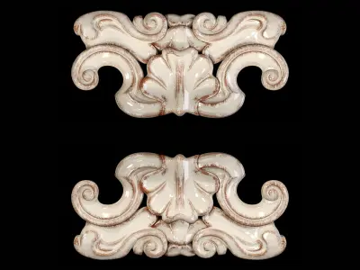 Classic carved 105 3D model