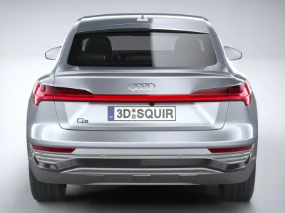 Audi Q8 E-Tron Sportback 2024 3D model