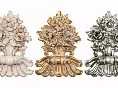 Classic carved 127 3D model