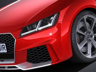 Audi TT RS 2017 3D model