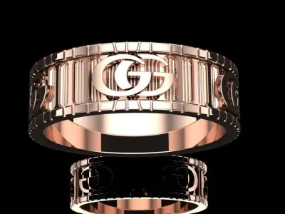 GUCCI RING 3D print model