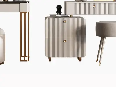 Table Luxury Modern Dressing 3D model