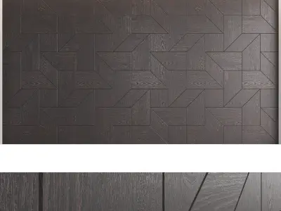 Decorative wall panels set 27 3D model
