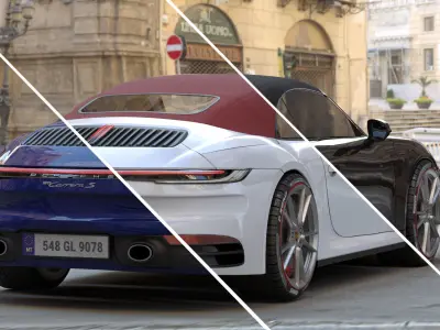 Porsche 911 Carrera Cabriolet 3D model