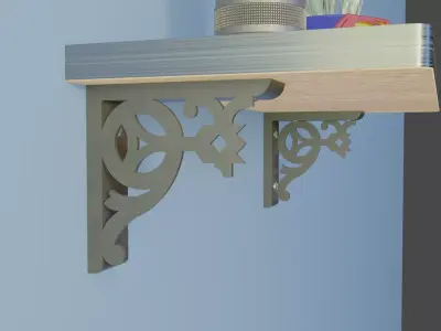 Shelf Bracket 13 3D print model