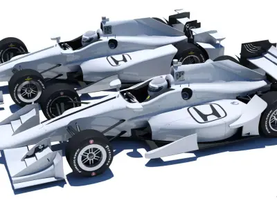 Indycar 2016-2017 Honda - Road and Oval 3D model