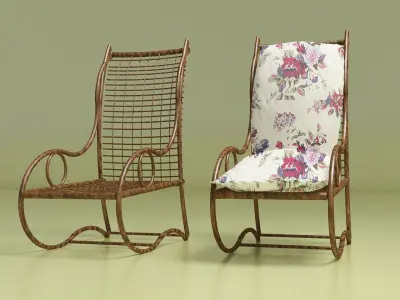 Bamboo Chair 3D model