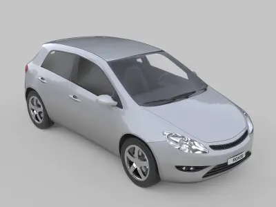 Generic Hatchback Car 2006 3D model