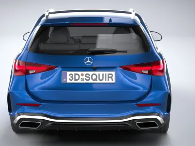 Mercedes-Benz C-Class Estate 2022 3D model