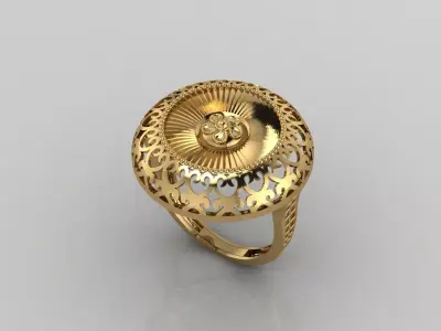 Women Plain Ring Ready STL Models Womens Ring 3d models 3D print model 31