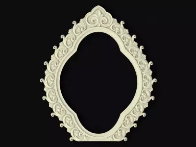 mirror ornate frame 3D model