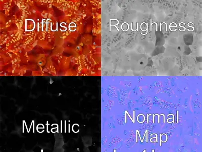 Oceanic Explorer Octopus Model with Regenerative Tentacles Low-poly 3D model