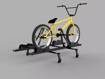 Roof Bike Rack Carrier 3D model