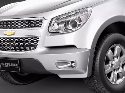 Chevrolet Colorado 2012 Double Cab 3D model