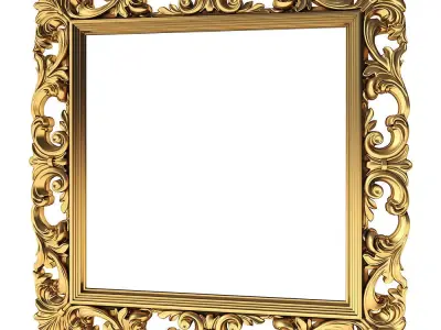 Mirror gold 3D model