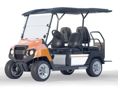 Yamaha Golf Cart UMAX 2X2 3D model
