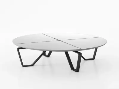 Holly Hunt Meduse round cocktail table 3D model