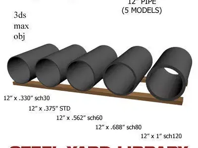 12in Pipe 3D model