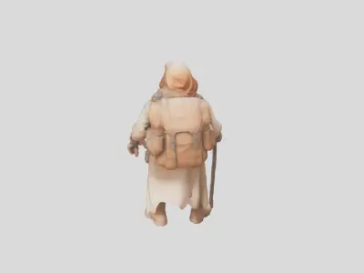 Stylized  Character Low-poly 3D model