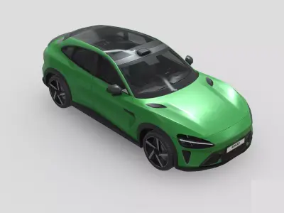 Low Poly Car - Xiaomi YU7 2025 Low-poly 3D model