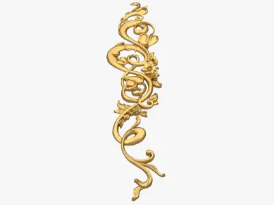 Classic decor ornament 201 3D model