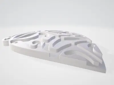 decorative face mask Free 3D model