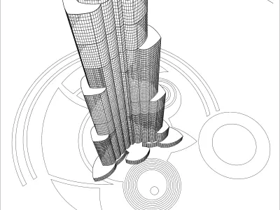 Burj Khalifa Revit  3D model