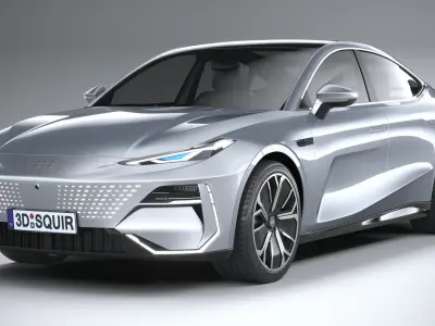 Geely Galaxy E8 2024 3D model