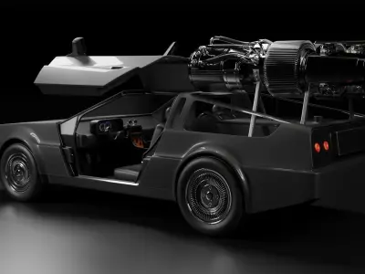 Delorian Rocket 3D model