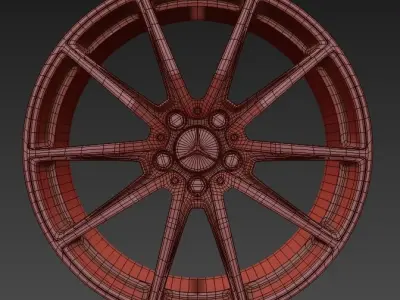 Mercedes-Benz AMG Wheel 3 3D model