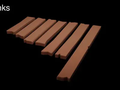 Low Poly Cartoon Trash Pack Free low-poly 3D model