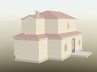 3d house 3D model