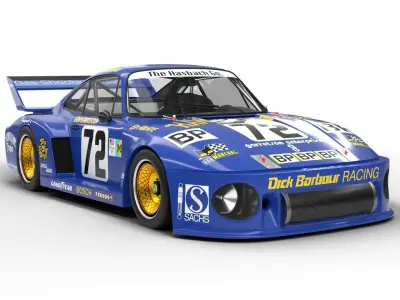 Porsche 935 Le Mans 1979 79 Barbour Racing 3D model