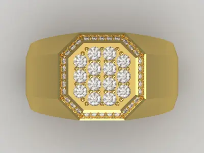 luxury man ring mr0172 3D print model