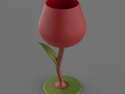 Drinking Glass 3D print model