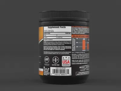 Protein Powder 3D model