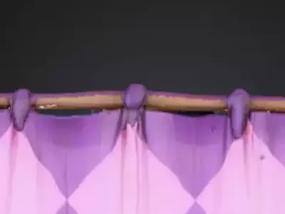 Purple Tapestry Low-poly 3D model