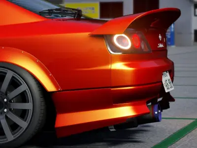 Sonar Euro Taillights GT6 Nissan S15 3D model